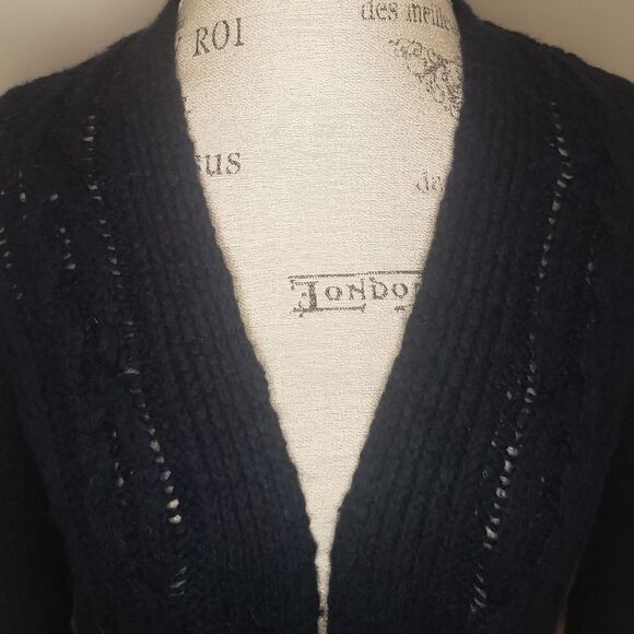 Cable Knit Cardigan Sweater - Picture 6 of 7